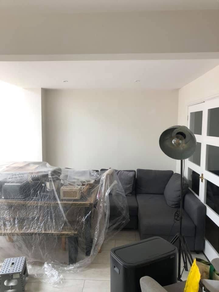 Living and dining room, before decorating