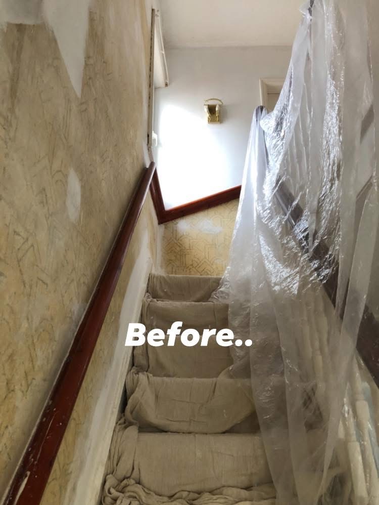 Staircase, before decorating