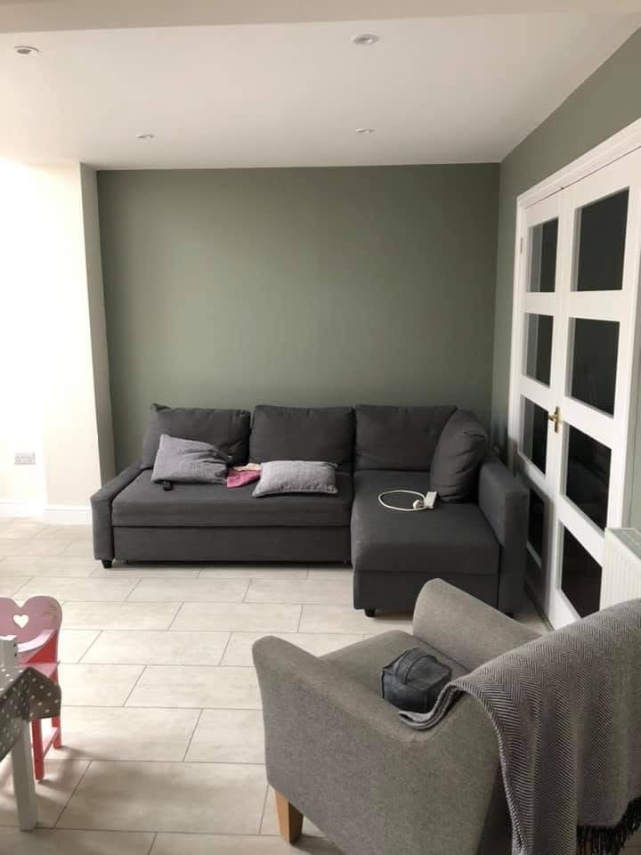 Living and dining room, after decorating