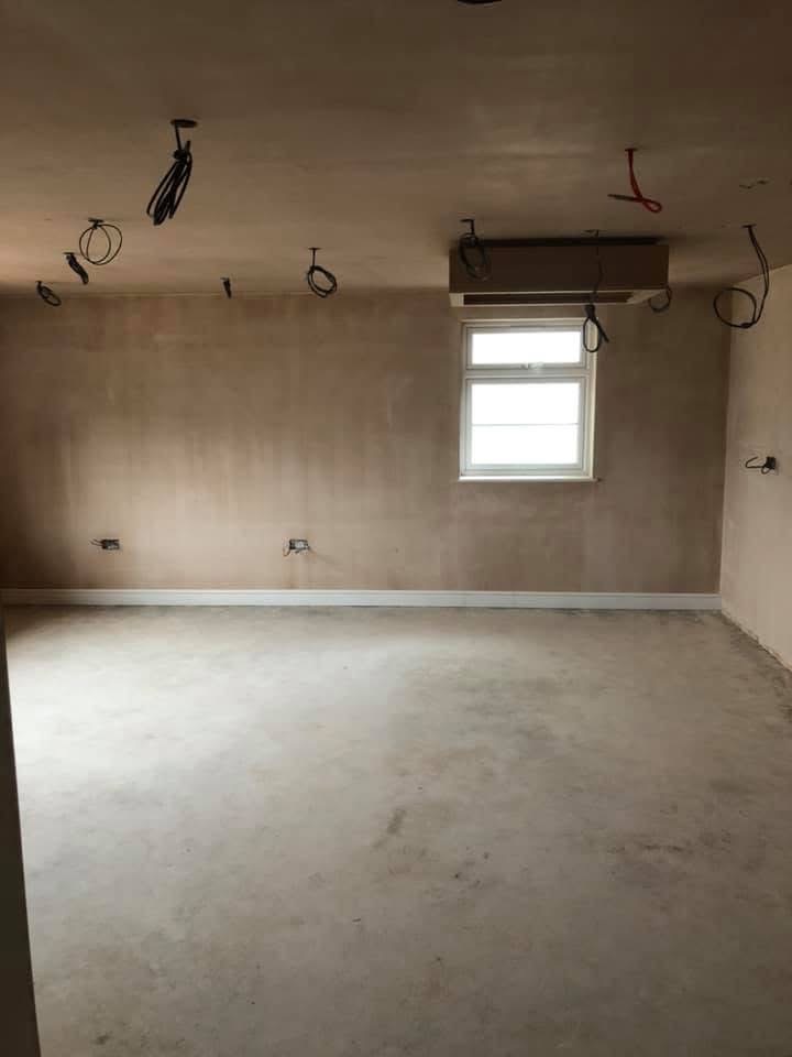 Living room, before decorating