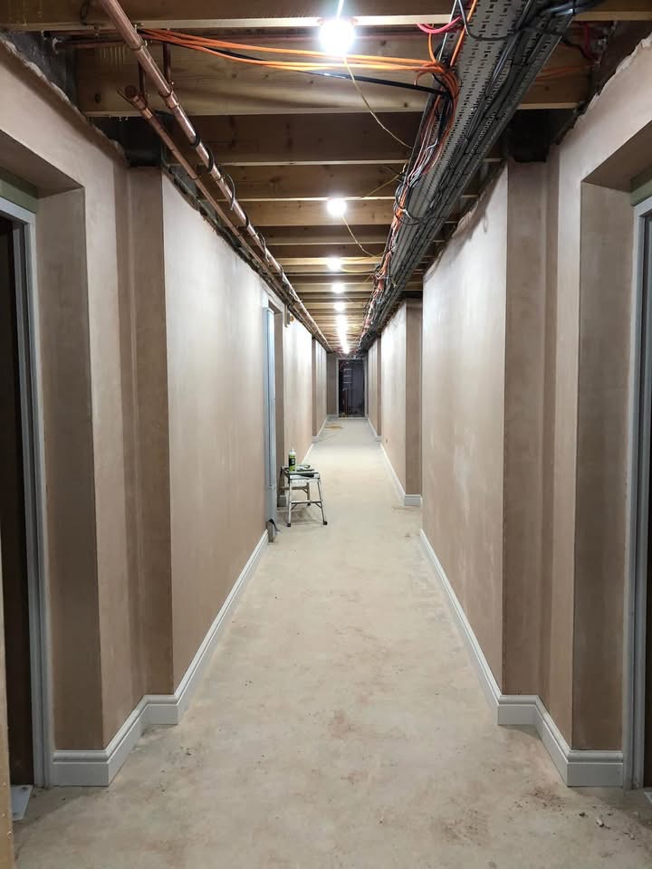 Long hallway, before decorating